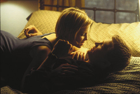 Still of Marc Blucas and Laura Regan in They (2002)