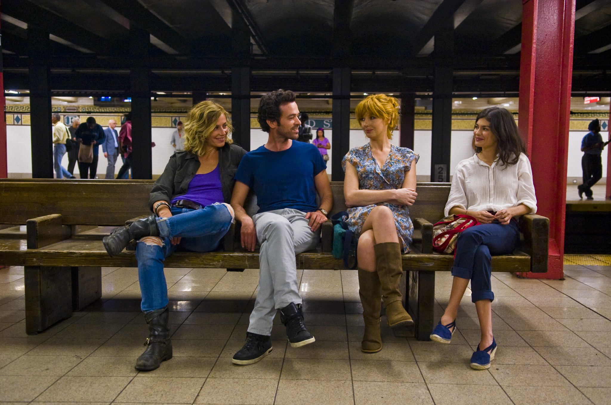 Still of Romain Duris, Kelly Reilly and Audrey Tautou in Kiniska delione (2013)