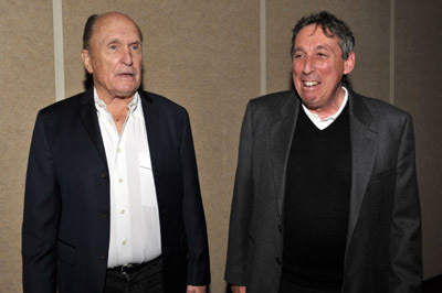 Robert Duvall and Ivan Reitman at event of Get Low (2009)