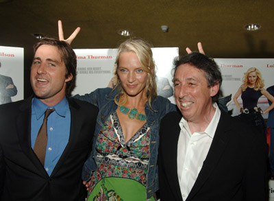 Uma Thurman, Luke Wilson and Ivan Reitman at event of Mano super buvusioji (2006)