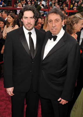 Ivan Reitman and Jason Reitman at event of The 80th Annual Academy Awards (2008)