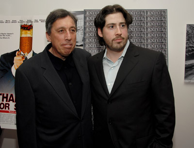 Ivan Reitman and Jason Reitman at event of Thank You for Smoking (2005)