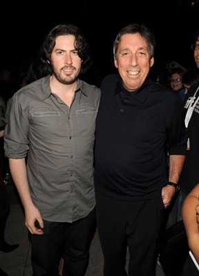 Ivan Reitman and Jason Reitman at event of Dzeniferes kunas (2009)