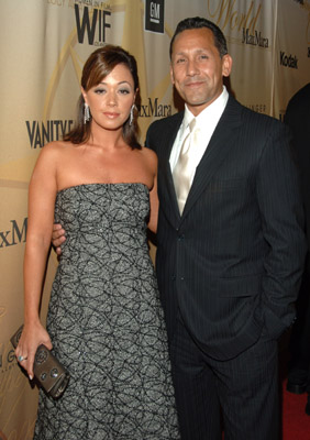 Angelo Pagan and Leah Remini