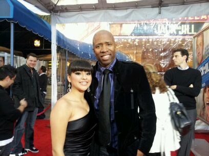 Chelsea and Kenny Smith at the Jack and Jill premiere