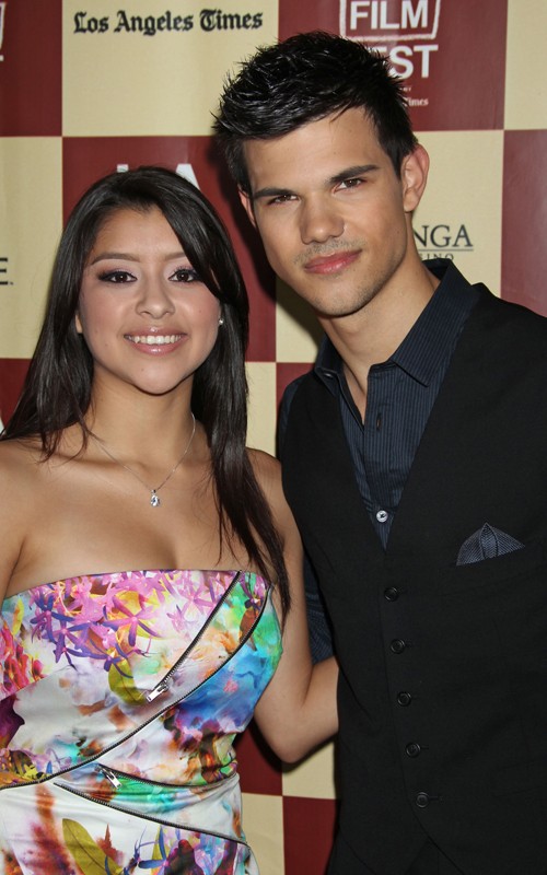 Chelsea and Taylor Lautner at the LA Film Festival premiere of 