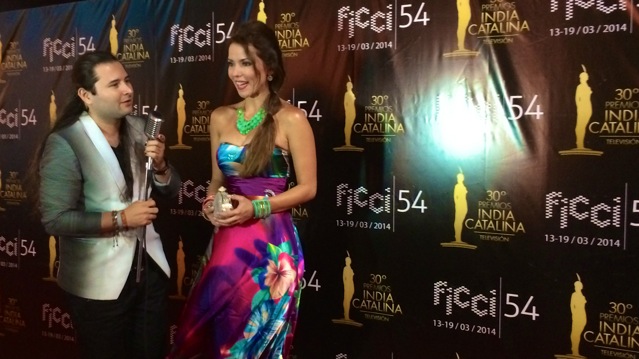 Valentina at FICC Film Festival India Catalina's Award Ceremony 2014