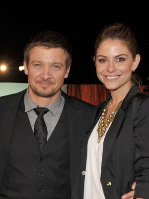 Jeremy Renner and Maria Menounos