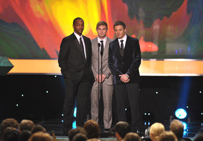 Jeremy Renner, Anthony Mackie and Brian Geraghty