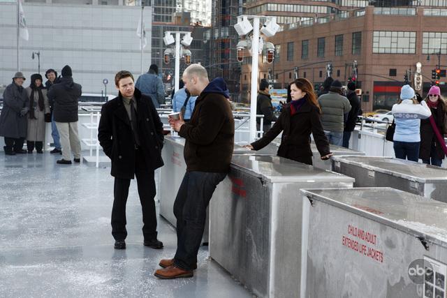 Still of Jeremy Renner and Corey Stoll in The Unusuals (2009)
