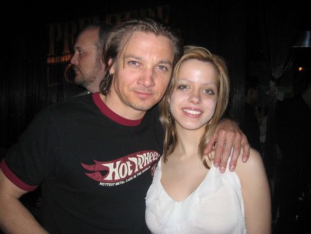 Jeremy Renner and Julianne Michelle at the Neo Ned after party in NYC (Tribeca Film Festival 2005)
