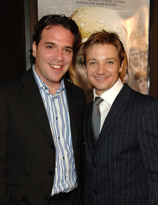 Jeremy Renner and Michael Seitzman at event of North Country (2005)