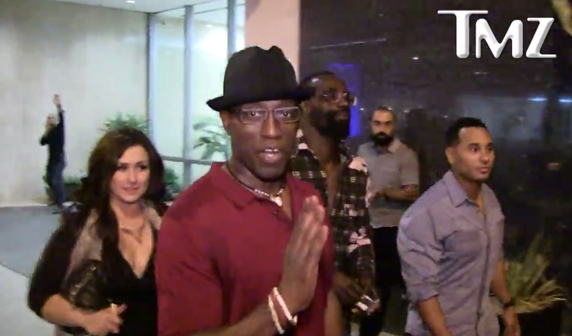 Caught on TMZ with Wesley Snipes