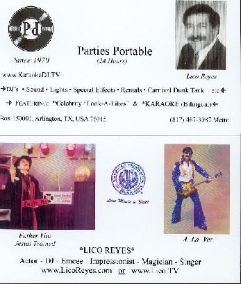 Parties Portable of LICO REYES