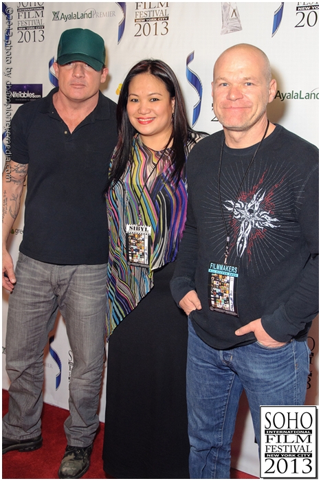 Dominic Purcell, Sibyl Santiago and Uwe Boll at the screening of 