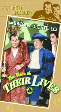 Bud Abbott, Lou Costello and Marjorie Reynolds in The Time of Their Lives (1946)