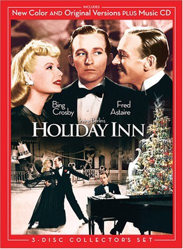 Fred Astaire, Bing Crosby and Marjorie Reynolds in Holiday Inn (1942)