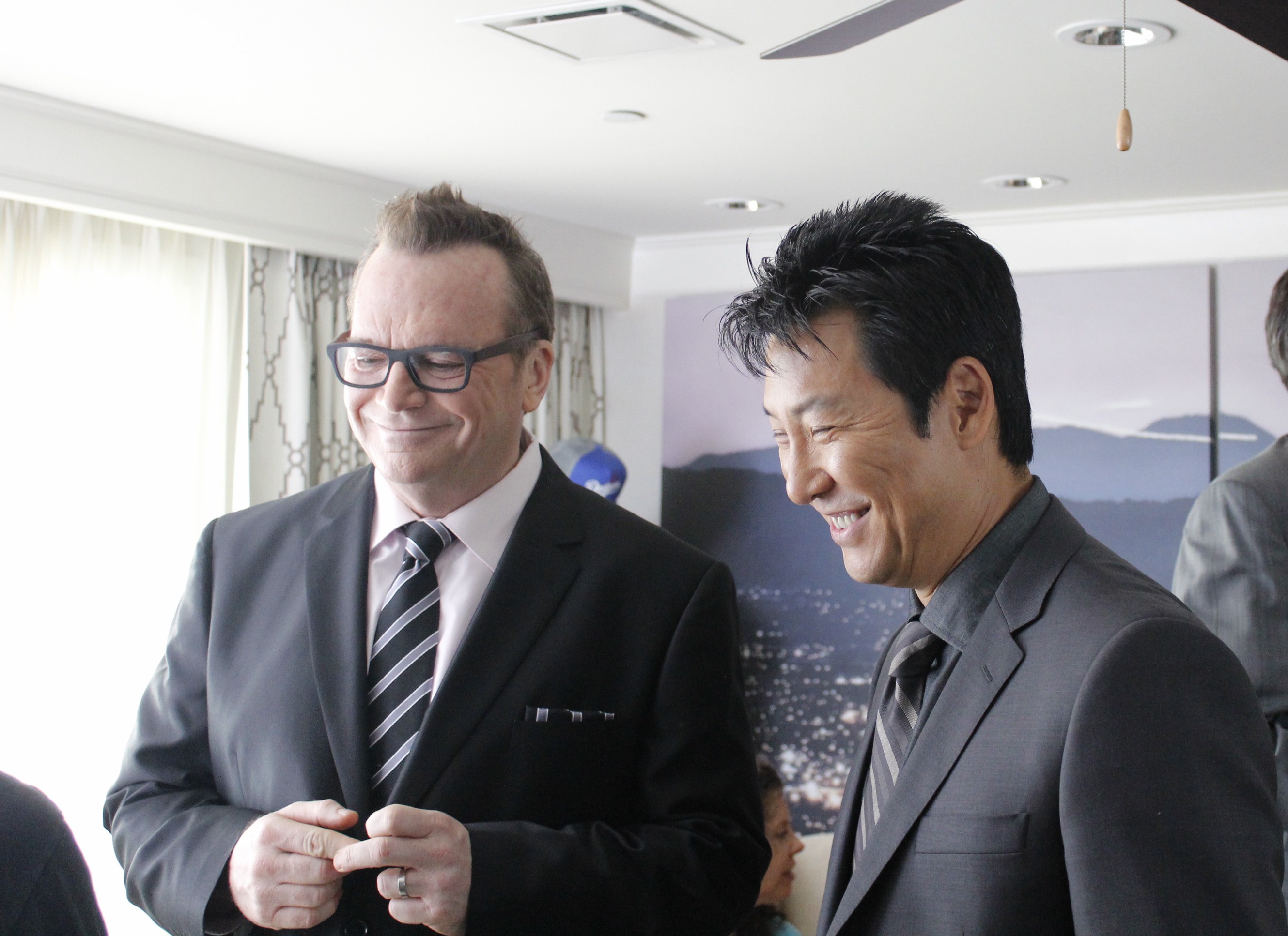Tom Arnold and Phillip Rhee
