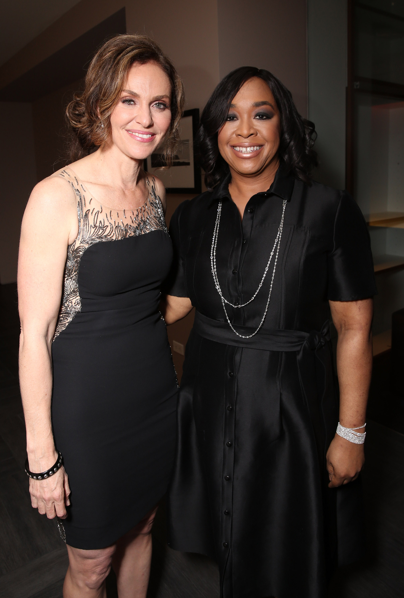 Amy Brenneman and Shonda Rhimes