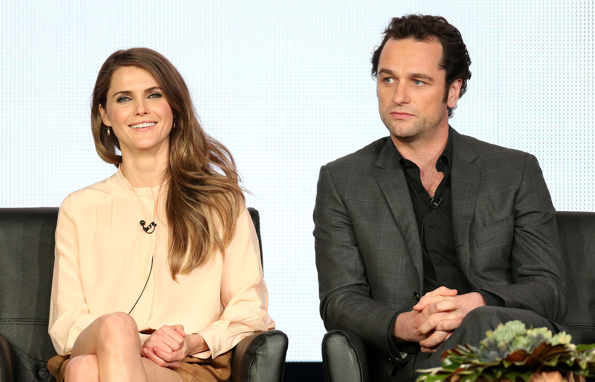 Keri Russell and Matthew Rhys at event of The Americans (2013)