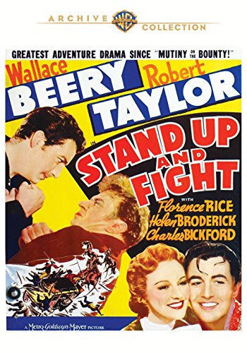 Wallace Beery, Robert Taylor and Florence Rice in Stand Up and Fight (1939)