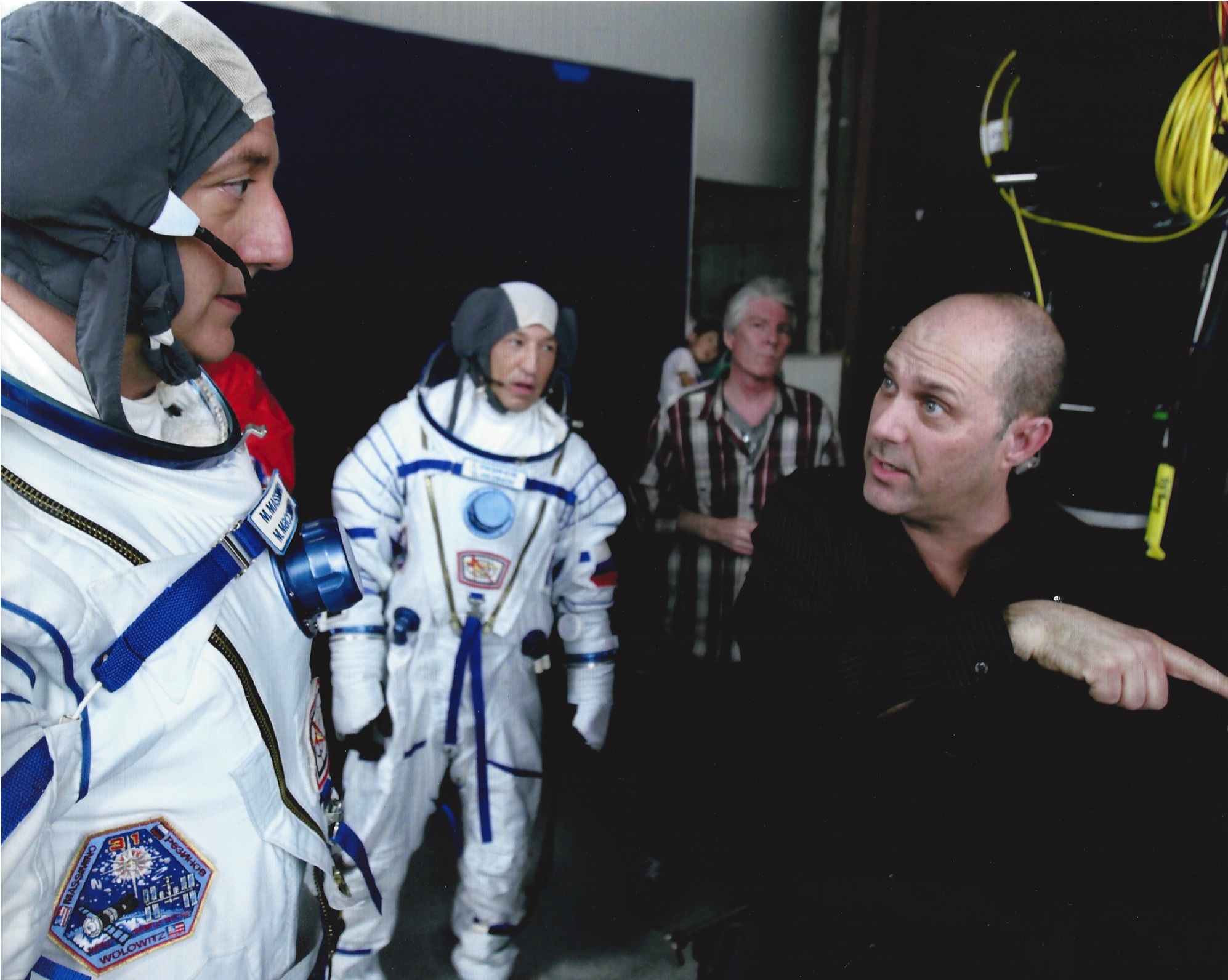 Anthony Rich with astronaut Mike Massimino (2012)