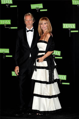 Hoyt Richards and Lara Dibildos at the 2009 Telva Awards