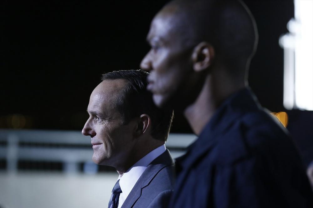 Still of Clark Gregg and J. August Richards in Agents of S.H.I.E.L.D. (2013)