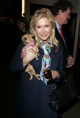 Kathy Hilton and Tinkerbell the Dog