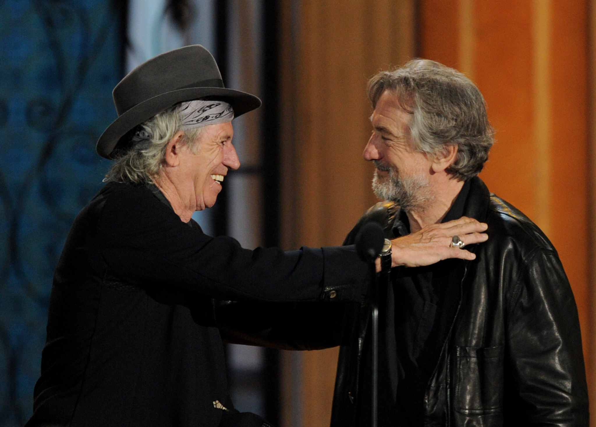 Robert De Niro and Keith Richards