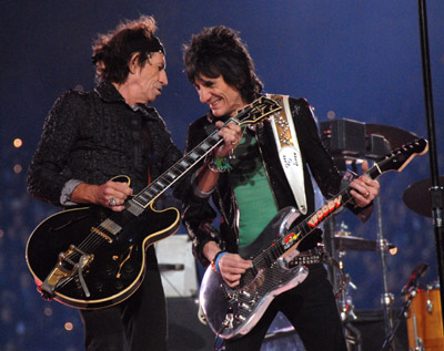 Keith Richards, Ron Wood and The Rolling Stones at event of Super Bowl XL (2006)