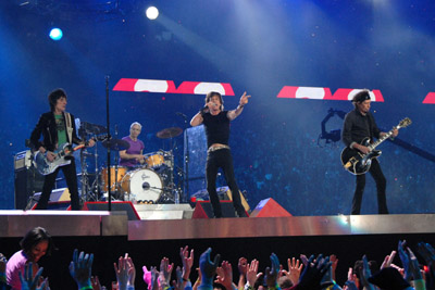 Mick Jagger, Keith Richards, Charlie Watts, Ron Wood and The Rolling Stones at event of Super Bowl XL (2006)