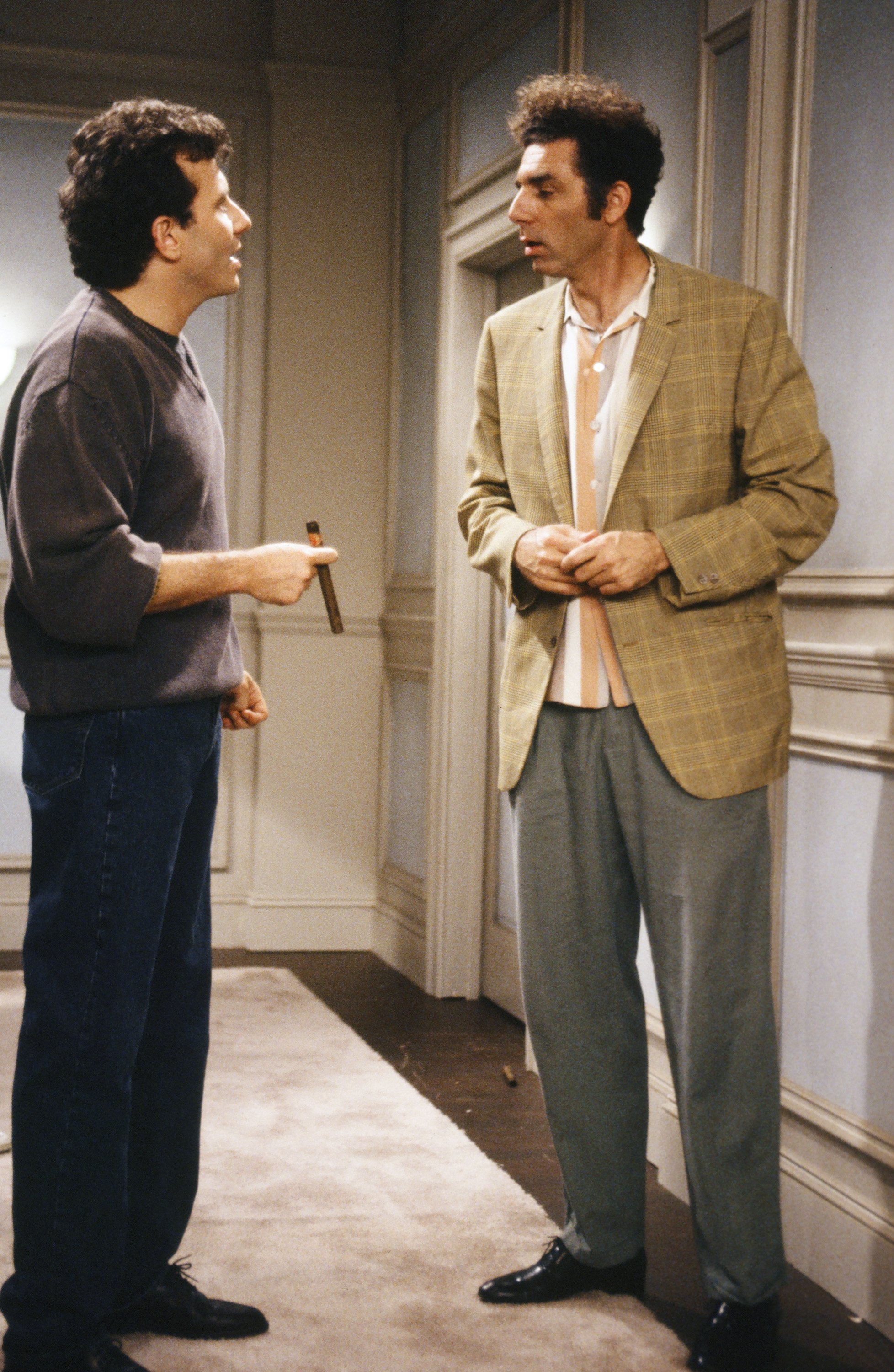 Still of Paul Reiser and Michael Richards in Mad About You (1992)