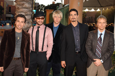 Nick Carter, Howie Dorough, Brian Littrell, A.J. McLean and Kevin Scott Richardson at event of 2005 American Music Awards (2005)