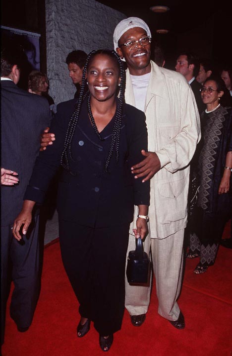 Samuel L. Jackson and LaTanya Richardson Jackson at event of The Long Kiss Goodnight (1996)