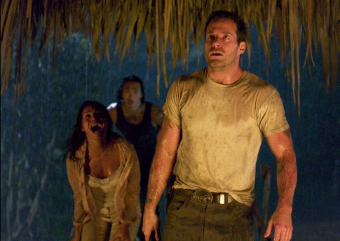 Still of Johnny Messner, Salli Richardson-Whitfield and Karl Yune in Anacondas: The Hunt for the Blood Orchid (2004)