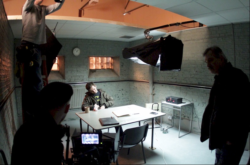 interior set build of the police interview room for the uk feature 