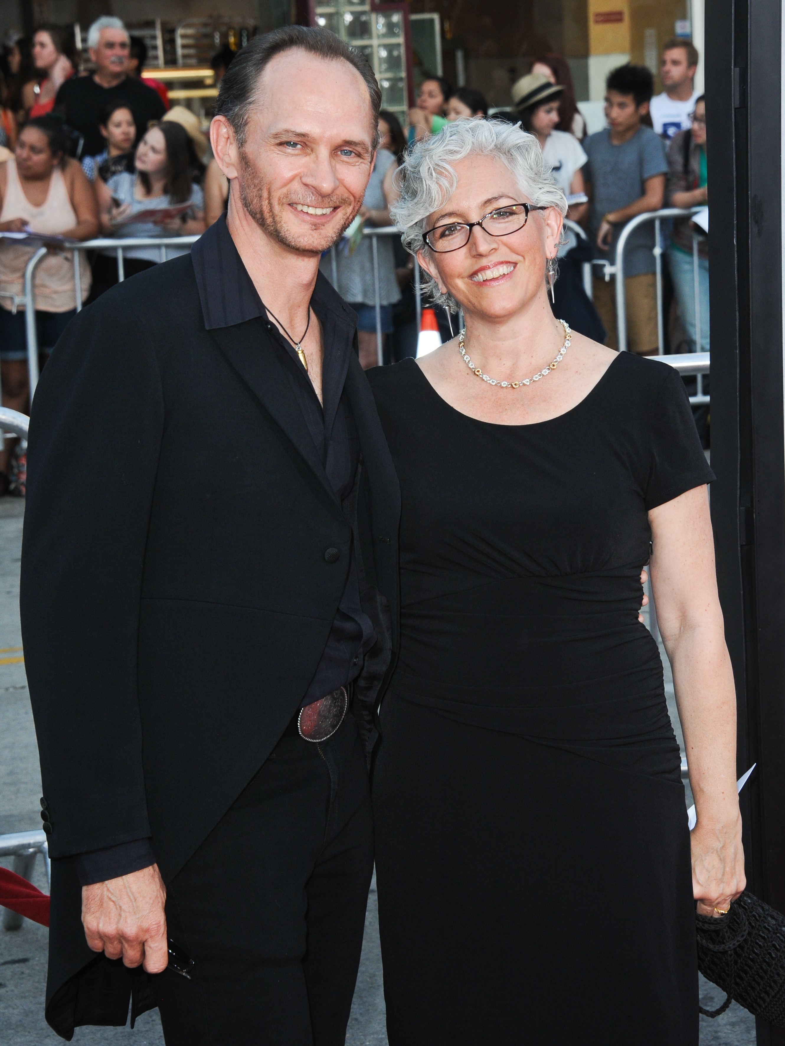 Brett Rickaby and wife Laurie LeBlanc (Rickaby) at Premiere of A Million Ways to Die in the West