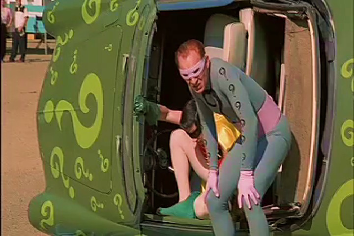 Brett Rickaby as Young Frank Gorshin/The Riddler in Return to The Batcave, Jason Marsden