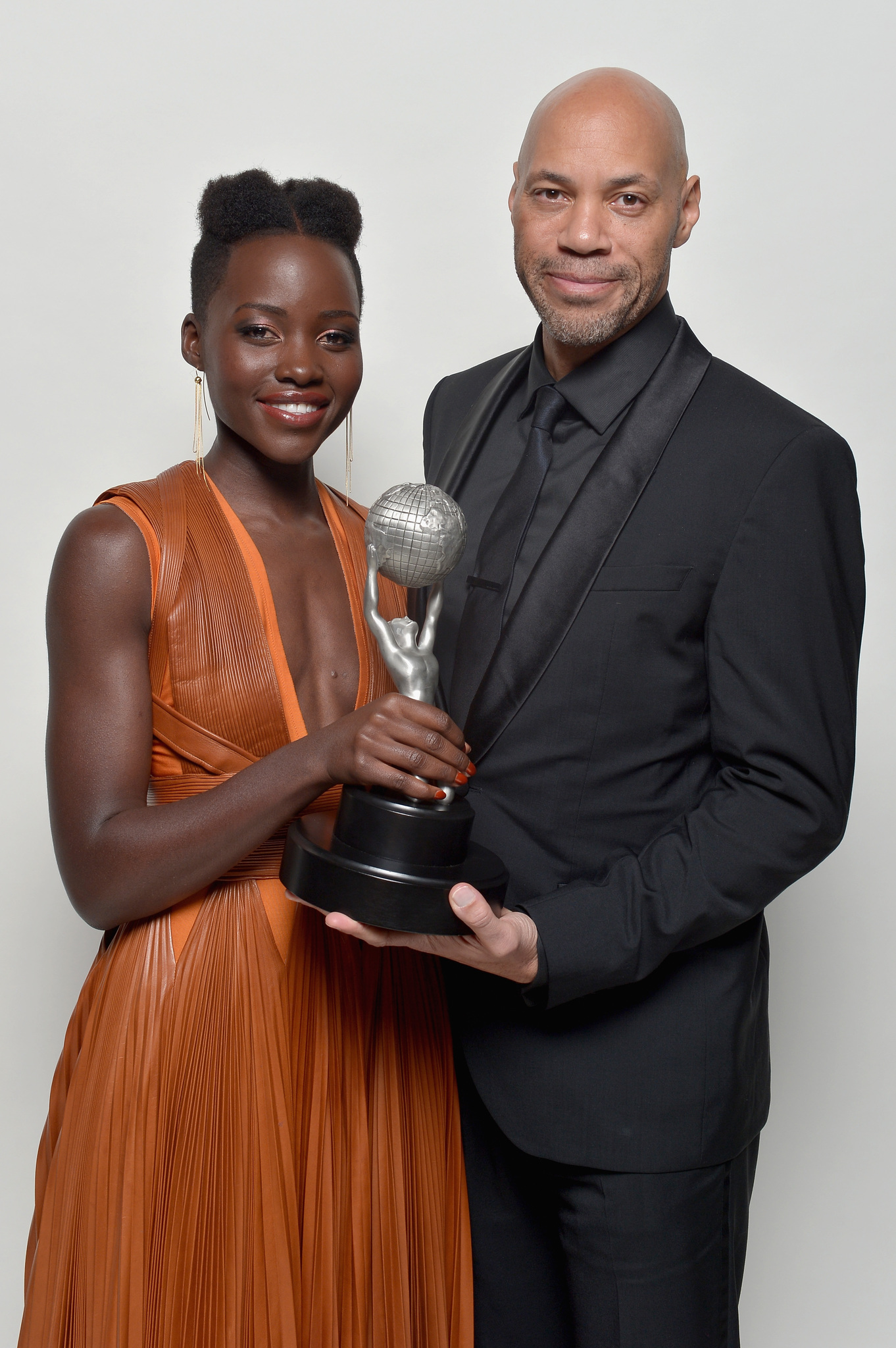 John Ridley and Lupita Nyong'o
