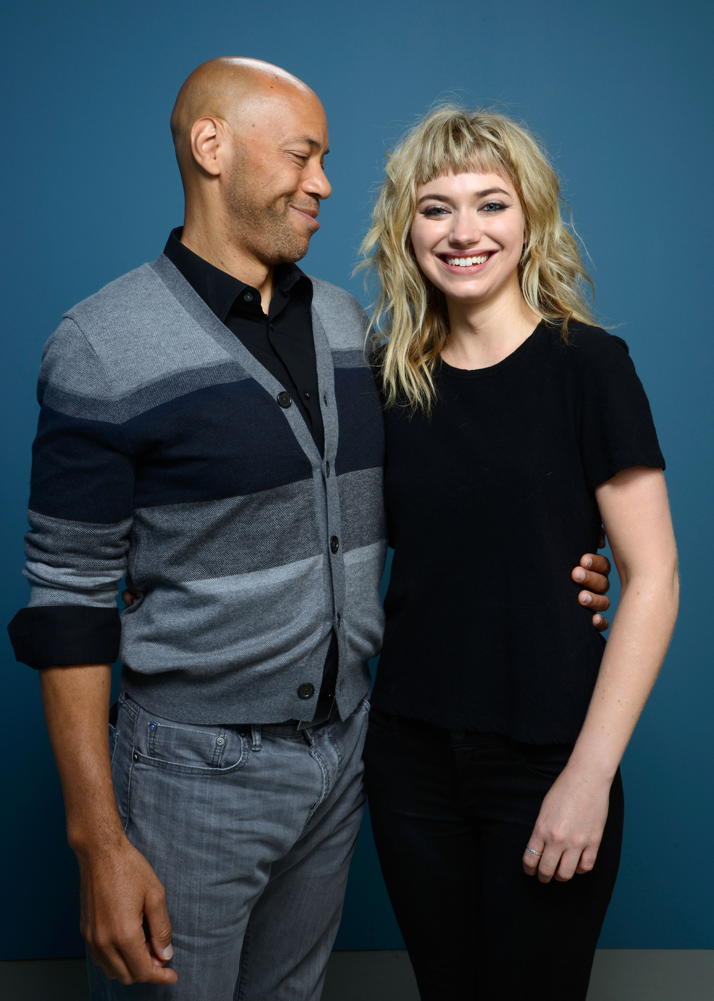 John Ridley and Imogen Poots at event of All Is by My Side (2013)