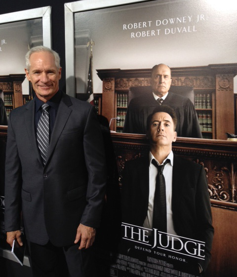 Matt Riedy arrives at The Judge premiere 10/1/14 in Beverly Hills.