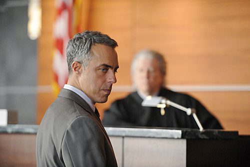 Still of Peter Riegert and Titus Welliver in The Good Wife (2009)