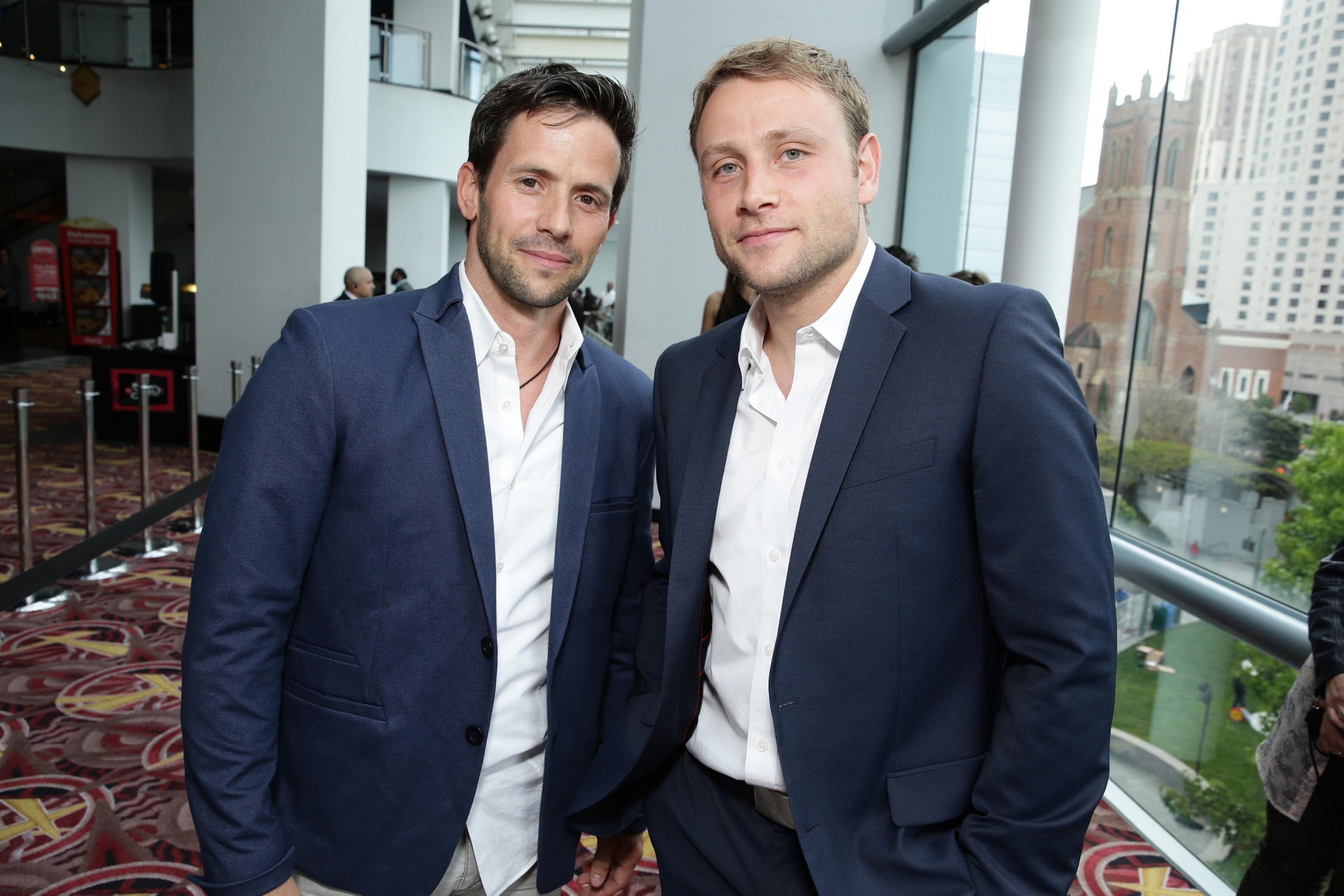 Christian Oliver and Max Riemelt at event of Sense8 (2015)