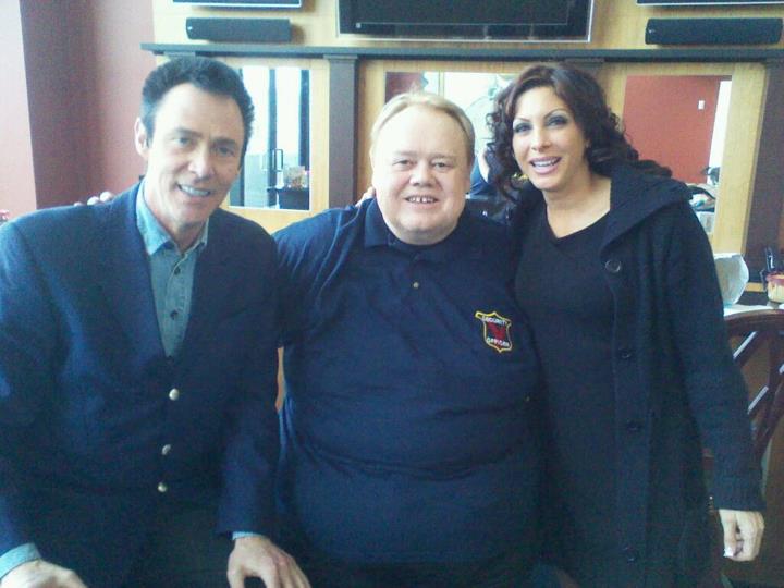 Lance Burton, Louie Anderson, and I on the set of Billy Topit