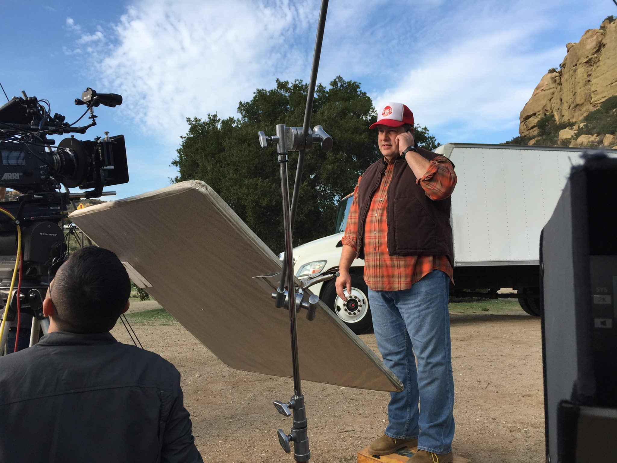 Roger Rignack as the Truck Driver in the 99c Question Wendy's commercial.
