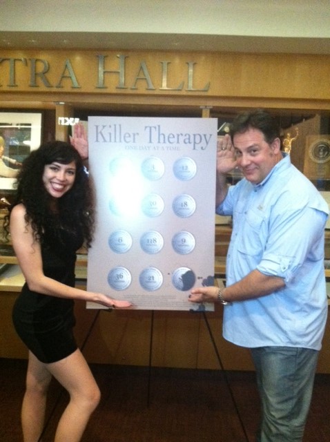 Premiere screening for Killer Therapy. Roger Rignack with Director, Nicole David.