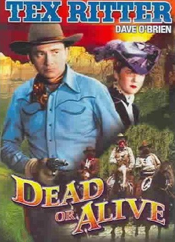 Marjorie Clements and Tex Ritter in Dead or Alive (1944)