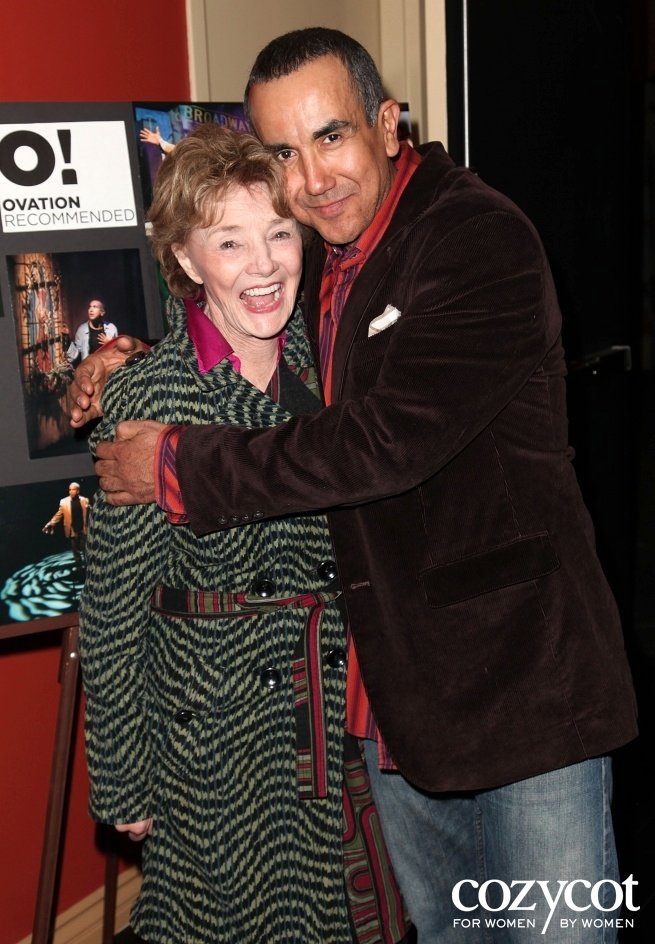 Actress Peggy McCay and actor René Rivera