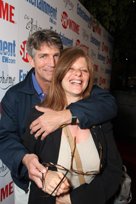 Eric Roberts and Eliza Roberts at event of The L Word (2004)